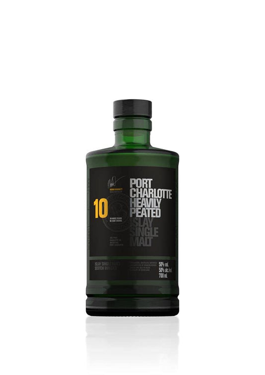 - Port Charlotte 10 Year Old | Heavily Peated Islay Single Malt Scotch Whisky | 70cl -