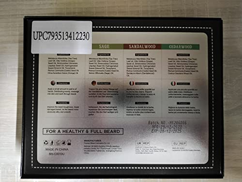 - ISNER MILE Beard Oil 5 Pack Set  -