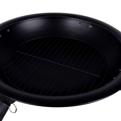 - Fire Vida Large Fire Pit | Steel Folding Outdoor Garden Patio Heater -