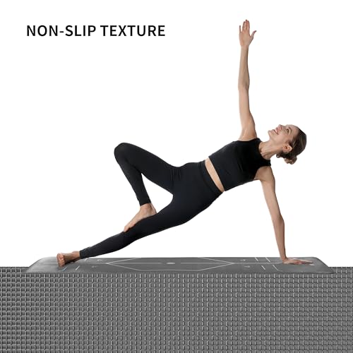- PROIRON Yoga Mats | Alignment and Carrying Bag | Exercise Fitness Mat -