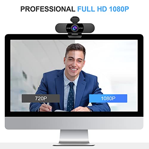 - EMEET 1080P Webcam with Microphone | C960 Web Camera | 2 Mics Streaming Webcam with Privacy Cover | 90°View Computer Camera -