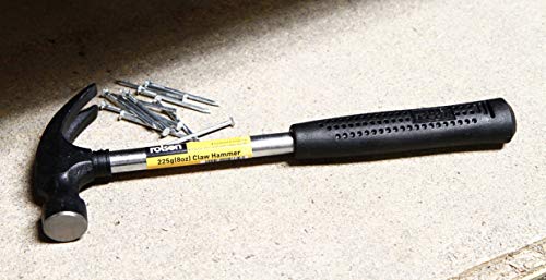 - Rolson 10334 | 8 oz | Tubular Steel Claw Hammer -
