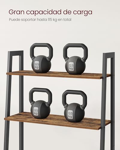 - VASAGLE Ladder Shelf, 4-Tier Bookshelf -