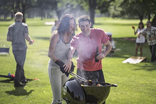 - Weber Original Kettle Charcoal Grill Barbecue, 57cm | E-5710 BBQ Grill with Lid Cover