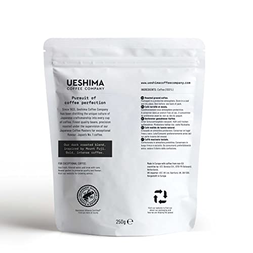 - Ueshima Fuji Mountain Ground Coffee 250g (pack of 6), Dark Roast -