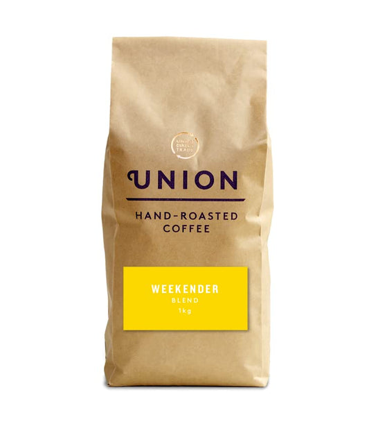 - Union Coffee | Weekender | Espresso Coffee Beans | Medium Roast | Pack of 1kg -