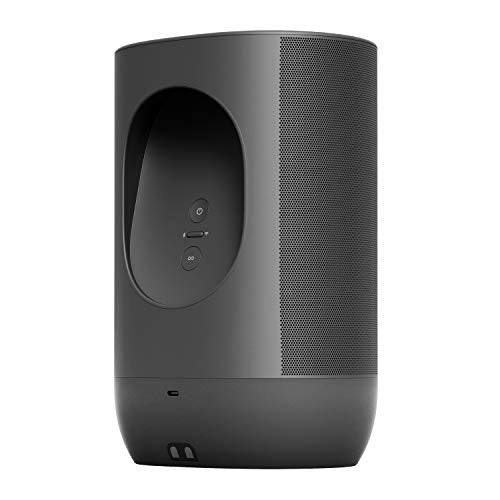- Sonos Move - The durable battery-powered Smart Speaker for Outdoor and Indoor Listening | Black -