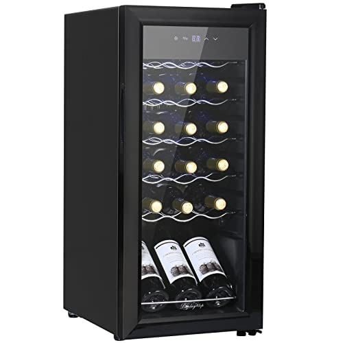 - display4top Wine Fridge | Wine Cooler | Wine Fridge | Digital Touch Screen Controls -