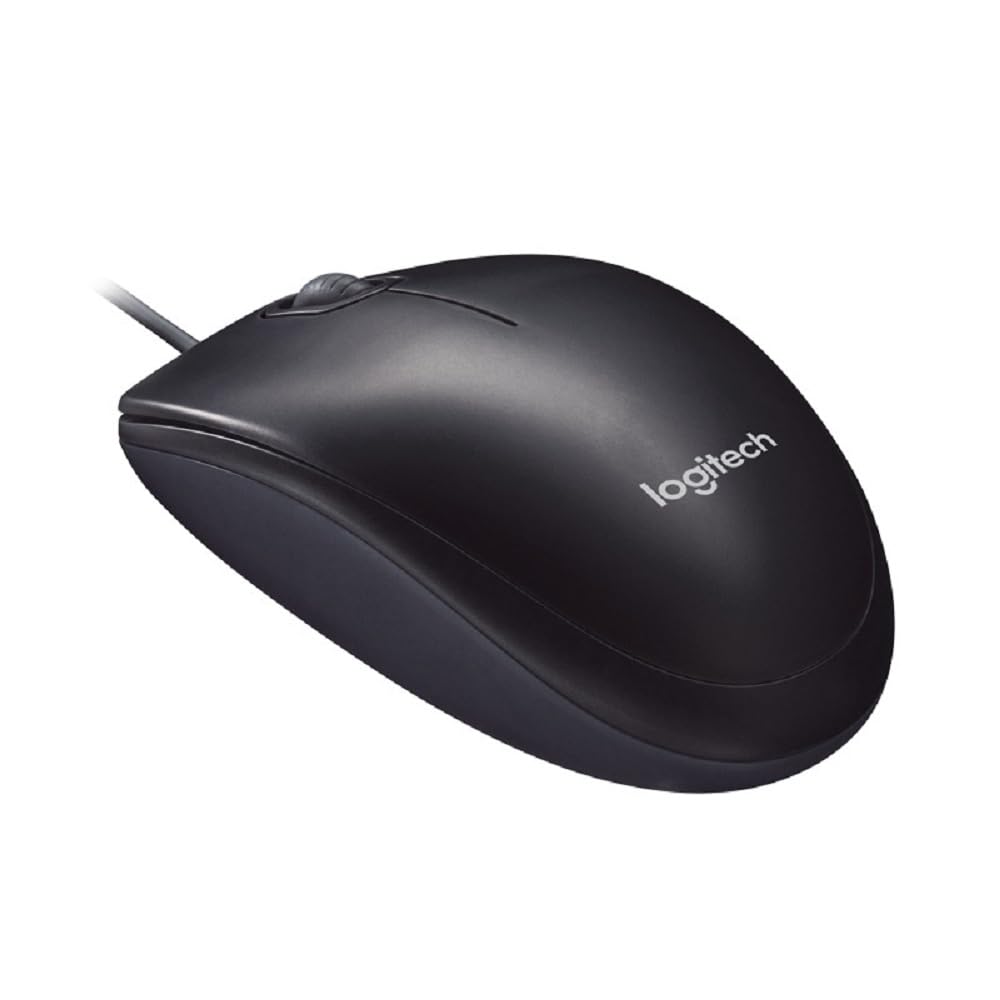 - Logitech M90 Wired USB Mouse | 1000 DPI Optical Tracking | Ambidextrous PC / Mac / Laptop -
