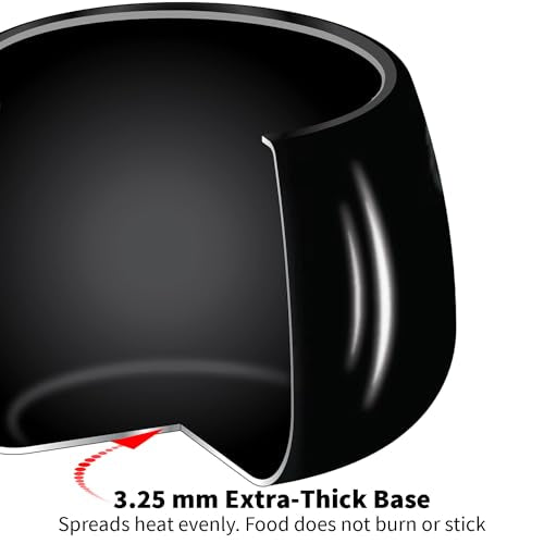 - Hawkins Contura Black 5 Litre Pressure Cooker | Hard Anodized Cooker | Handy Cooker -