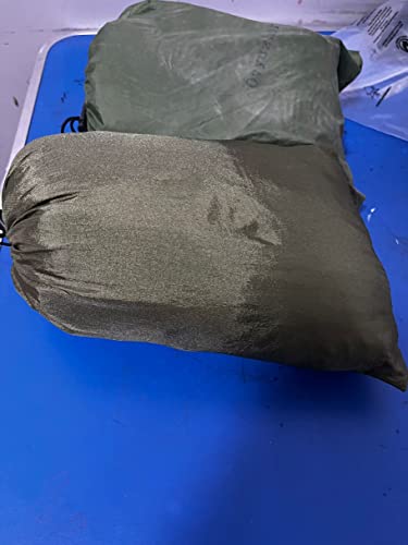 Camping Hammock with Rain Fly Tarp Mosquito Net Heavy Duty Tree Straps Portable Single Double Parachute Hammock Tent Waterproof Rainfly Set for Garden Beach Travel Backpacking outside Activities