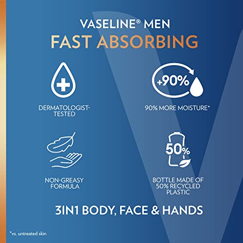 - Vaseline Men Lotion, Body & Face, 24.5 Oz. -