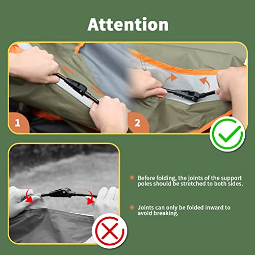 - Gysrevi Camping Tent | 3 Man Instant Pop Up Tent | Waterproof -