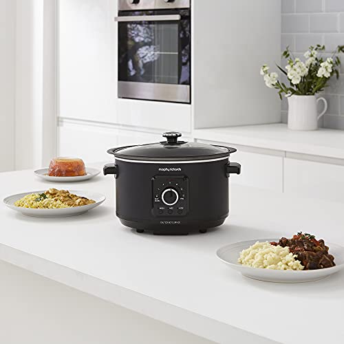 - Morphy Richards 3.5L Easy Time Slow Cooker | Automatic Heat Settings -