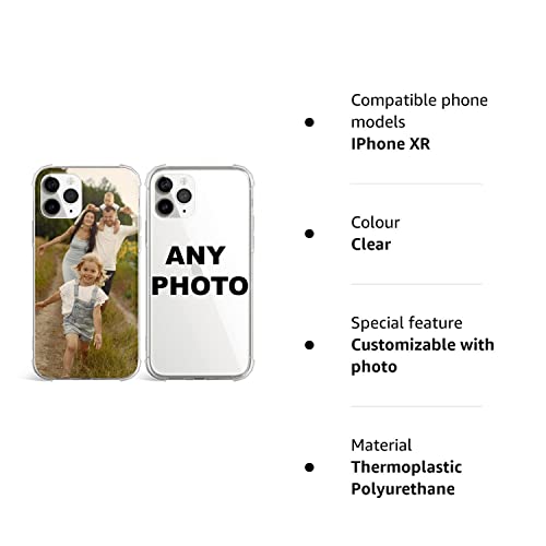 - Personalised Photo Phone Case for Apple iPhone | Clear TPU Cover -
