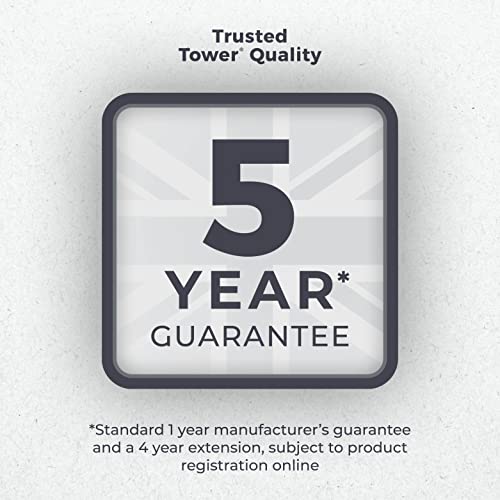 - Tower Cerastone T81276 Forged 5 Piece Pan Set | Non-Stick Coating | Soft Touch Handles -, 18/20/22 cm Saucepans and 20/28 cm Frying Pans, Graphite