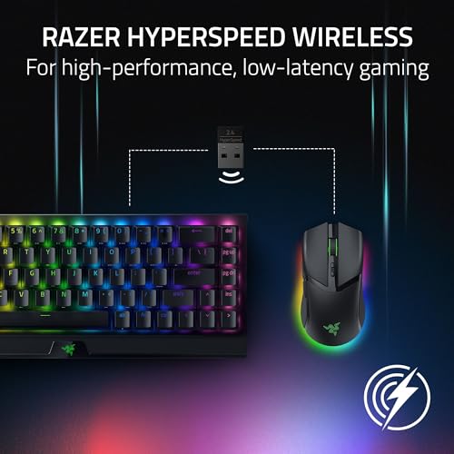 - Razer Cobra Pro | Customizable Wireless Gaming Mouse Chroma RGB | Focus Pro 30K Optical Sensor | Wireless | Black -