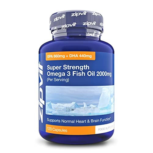 - Omega 3 Fish Oil |120 Capsules (2 Months Supply). Supports Heart, Brain Function and Eye Health -
