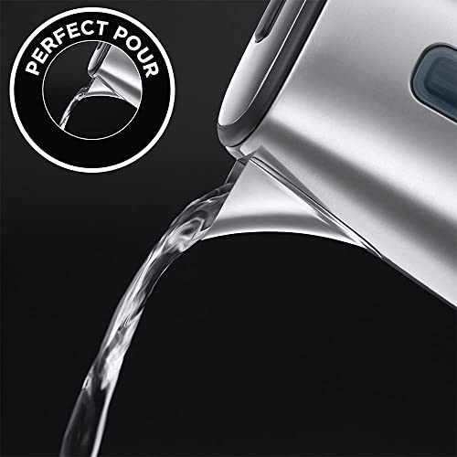 - Russell Hobbs Eclipse Stainless Steel & Midnight Blue | Ombre 1.7L Electric Cordless Kettle | (Quiet & Fast Boil) -