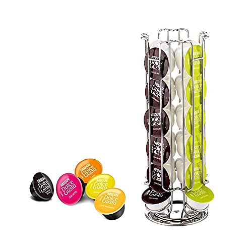- FIND A SPARE 24 Coffee Capsule Holder | 360° Rotating Tower | Coffee Pods Storage Rack -