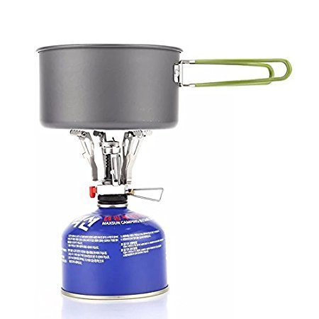 - Sandy Beach Portable Stove | Folding Camping Stove Piezo Ignition | Mini Gas Stove -