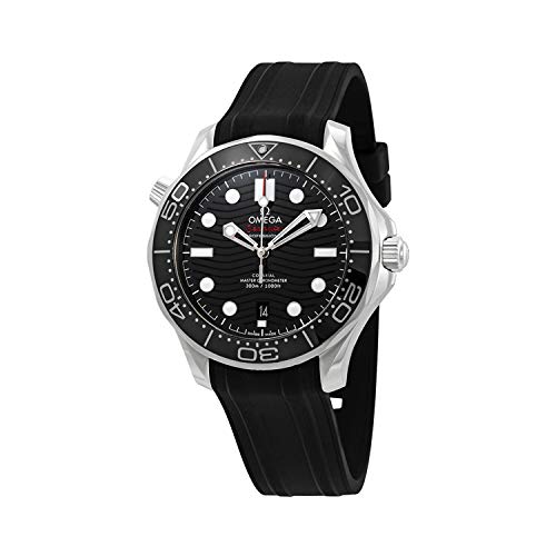 - Omega Seamaster Diver 300M 42MM Black Dial Mens Watch -