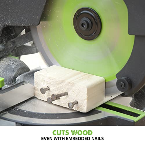 - Evolution Power Tools F210CMS Compound Mitre Saw | Multi-Material Multi-Purpose Cutting -
