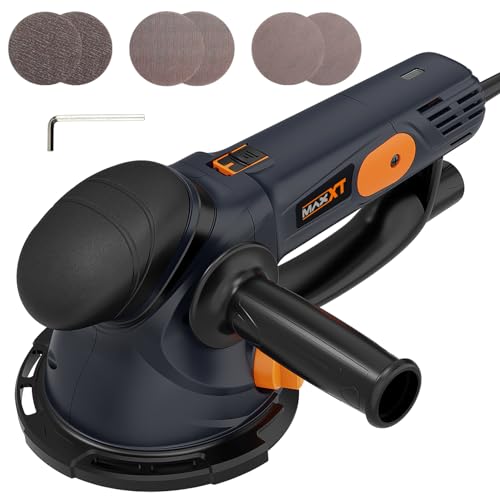 - MAXXT Orbital Sander 150mm(6 inch) | Electric Sander 5.0mm | 6 Variable Speed Palm Sander 4500-6200 RPM -