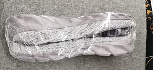 CAIQDM Mens Trainers Running Shoes Leisure Sneakers Mesh Walking Gym Tennis Shoes Lightweight Breathable Sports Outdoor Fitness Jogging Grey 8 UK