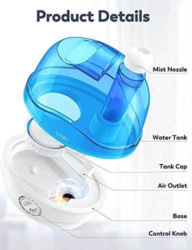 - Aribio Humidifiers | 2.2L Humidifier | Air Humidifier With 10H Continuous Use & Auto-Off -