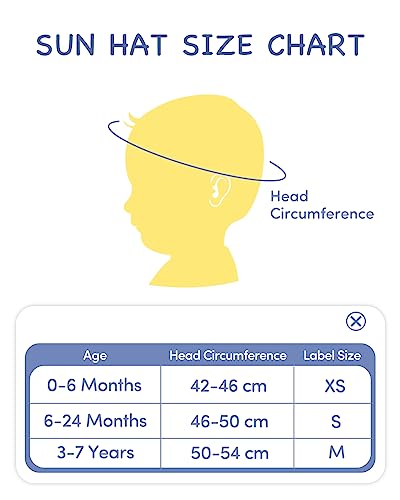 Adorel Baby Boys Bucket Hat Adjustable Sun Hat Pack of 2 Plain Grey&Deep Blue 3-7 Years (Manufacturer Size:M)