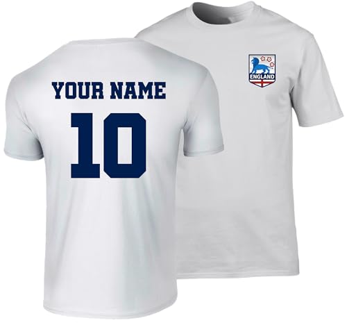 - Hippowarehouse Personalised England Shirt -