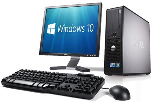 - Dell OptiPlex Dual Core 4GB RAM, 160 GB Hard Drive, Windows 10 Desktop PC Computer