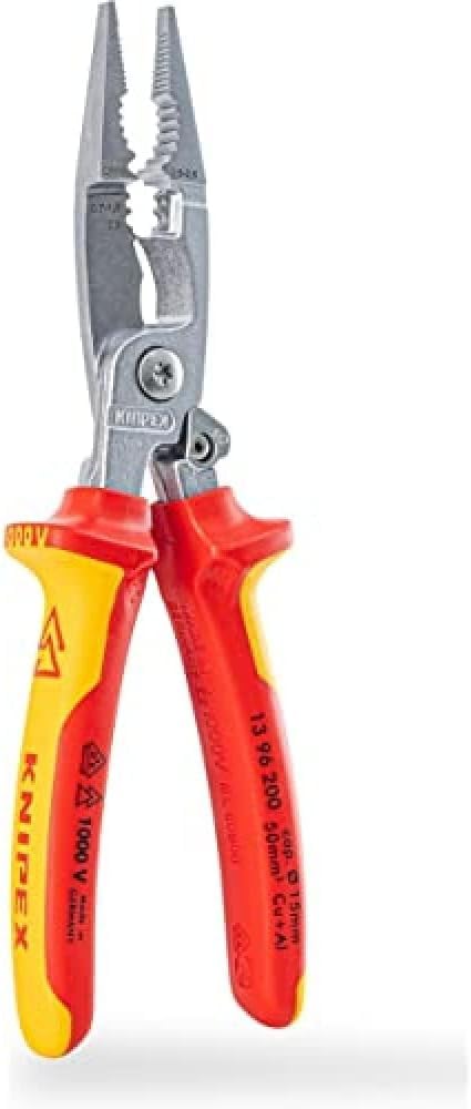 - KNIPEX Pliers for Electrical Installation | VDE | Opening Spring | Cutting Cable | Wire Stripping -