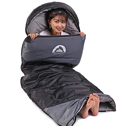 - Sleeping Bag 3 Seasons | (Summer, Spring, Fall) Warm & Cool Weather -