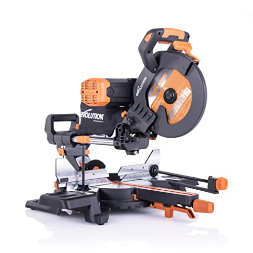 - Evolution Power Tools R255SMS-DB+ Double Bevel Sliding Mitre Saw -
