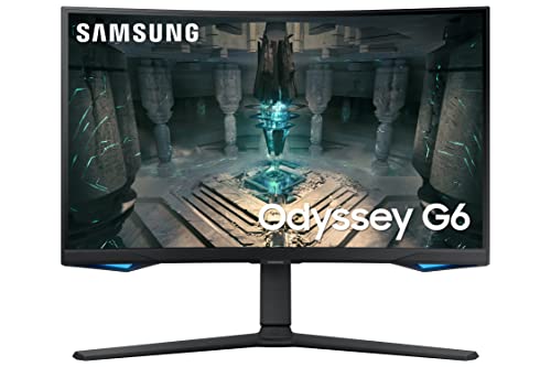 - Samsung Odyssey G6 LS32BG650EUXXU | 32" | Curved Smart Gaming Monitor with Speakers -