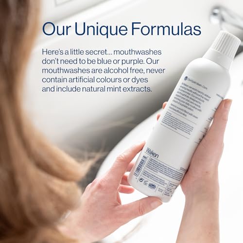 - Waken Pepppermint Mouthwash for Fresh Breath 100 Natural Flavours Alcohol Free