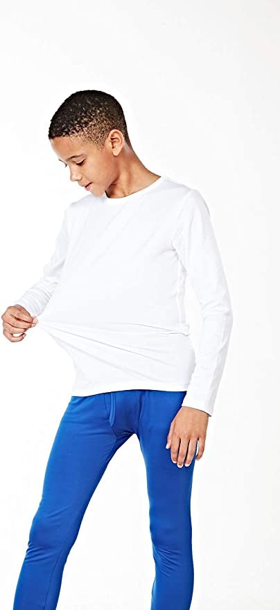 - orbiz 2X Unisex Children Kids Thermal Long Sleeve Shirt -