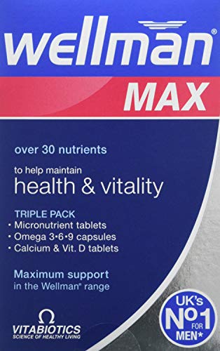 - Wellman Max - Maximum Strength Multivitamin Formula Mix with Support for energy