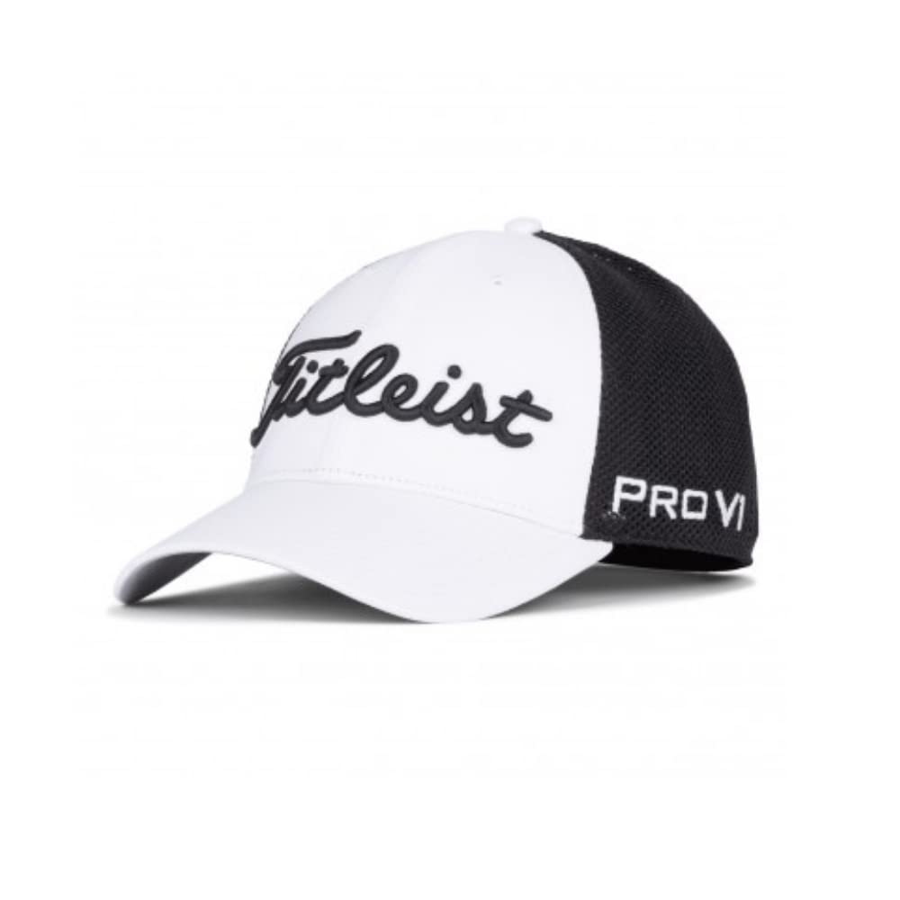 - Titleist Tour Performance Mesh Cap | White/Black -
