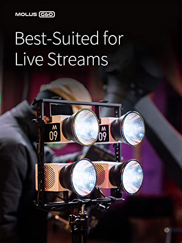 - Zhiyun G60 COMBO LED Video Continuous Lighting Dimmable 2700K-6500K CRI96+ TLCI 97+ Studio Photography Light Supports APP Control with Bowens Mount Adapter