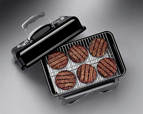 - Weber Go-Anywhere Barbeque Grill | Portable Grill | Table Top Camping Barbeque with Lid |