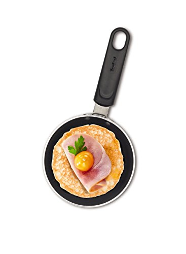 - Tefal | Ideal Mini One Egg Wonder Non-Stick Frying Pan | 12 cm | Non Induction | Black-