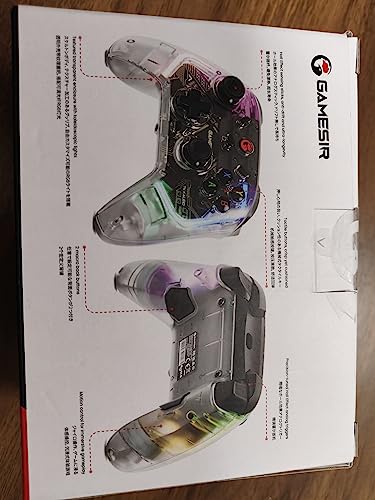 - GameSir T4 Kaleid Transparent PC Controller | Wired Gaming Controller for PC/Switch/Android TV Box, Plug and Play Gamepad Joystick | Hall Effect Sticks/Analog Triggers | 3.5mm Audio Jack -