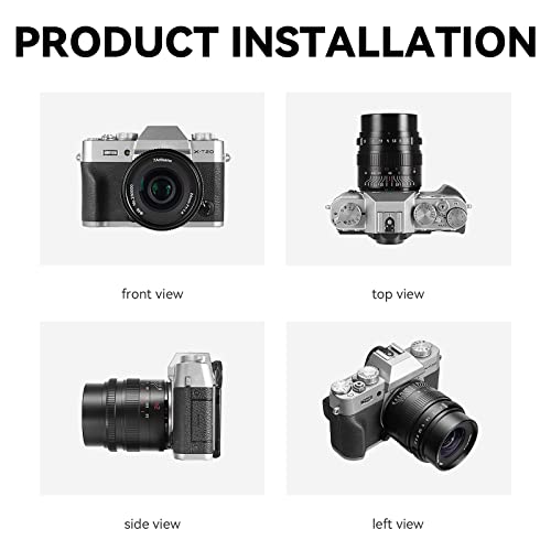 7artisans 24mm F1.4 APS-C Manual Prime Lens Large Aperture Compatible for Canon EF-M Mount Mirrorless Cameras M1 M2 M3 M5 M6 M10