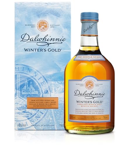 Dalwhinnie Winter's Gold Single Malt Scotch Whisky | 43% vol | 70cl | Rich- Textured Highland Whisky | Honeyed with Notes of Heather & Peat | with Gift Box