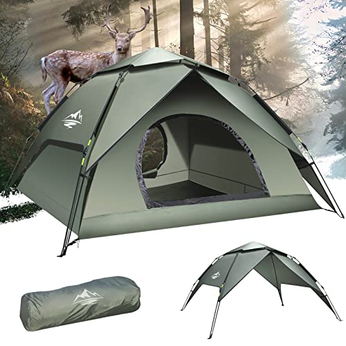 - Mimajor Camping Tent | 2-3 Man Tent | Instant Pop Up Tent -