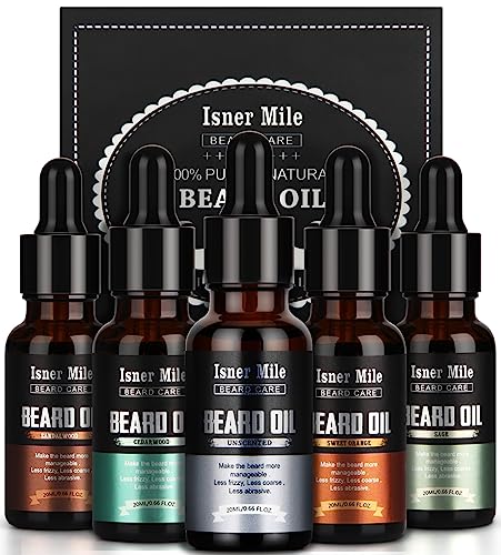 - ISNER MILE Beard Oil 5 Pack Set  -