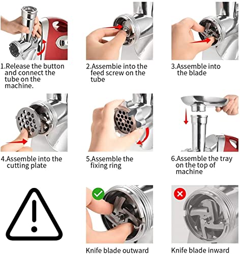 - Electric Meat Grinder And Duty Household Sausage Maker | Meat Mincer Food Grinding Mincing Machine -